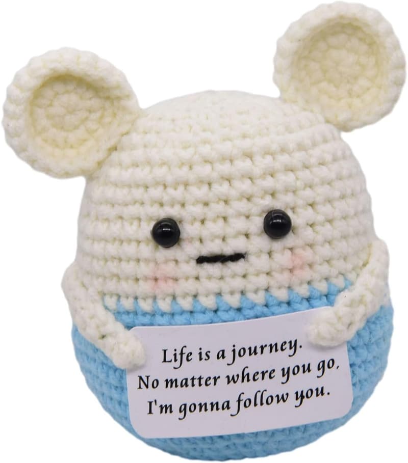 Cute Knitted Animal Card - Creative Birthday & Party Gift