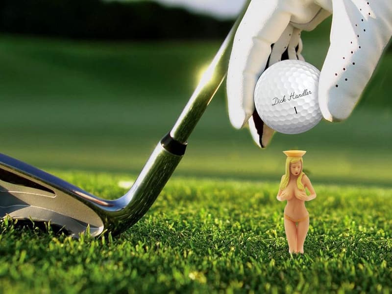 Funny Golf Tees for Men - 6 Pack Blonde Bombshell Design