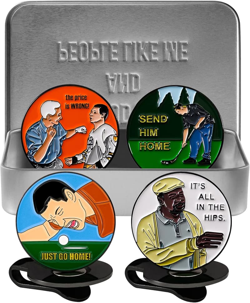 Premium Golf Ball Marker - Fun Gift for Golfers