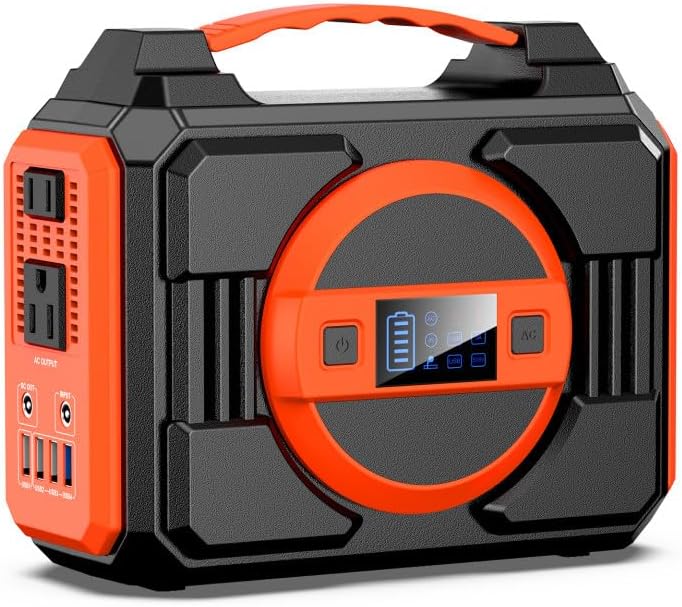 Portable Power Station 300W Solar Bank for Camping & Emergencies