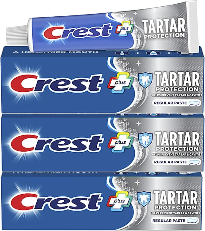 Crest Anticavity Toothpaste with Fluoride, 2.4oz (Pack of 3)