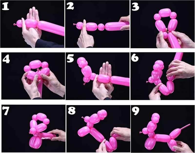 Colorful Balloon Twisting Kit for Kids' Birthday Parties