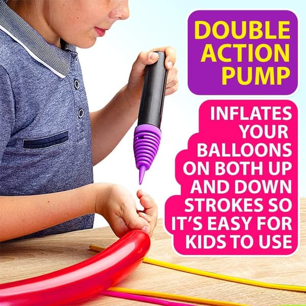 Premium 200 Twisting Balloons with Hand Pump for Sculpting