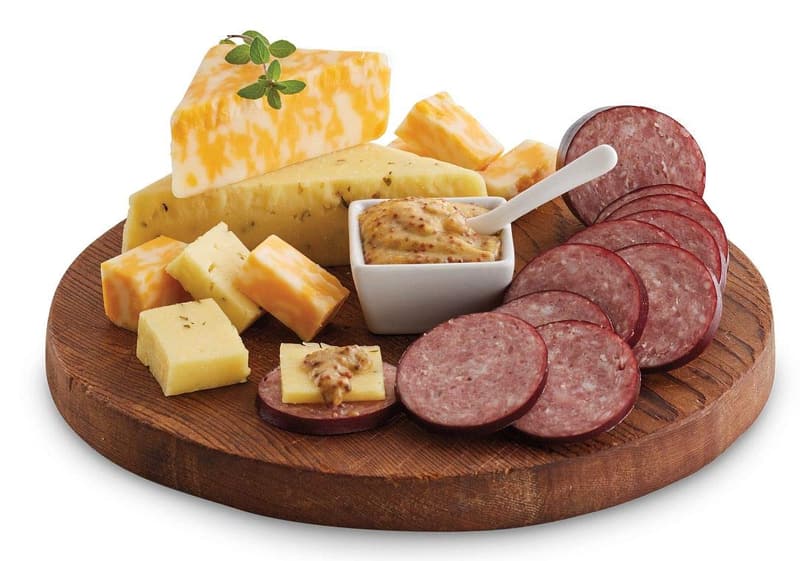 Cheese & Meat Gift Basket for Cheese Lovers