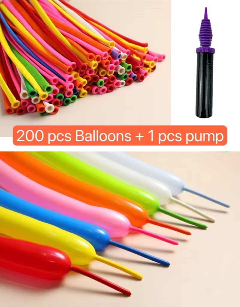 260Q Twisting Balloon Kit with Pump for Parties and Events