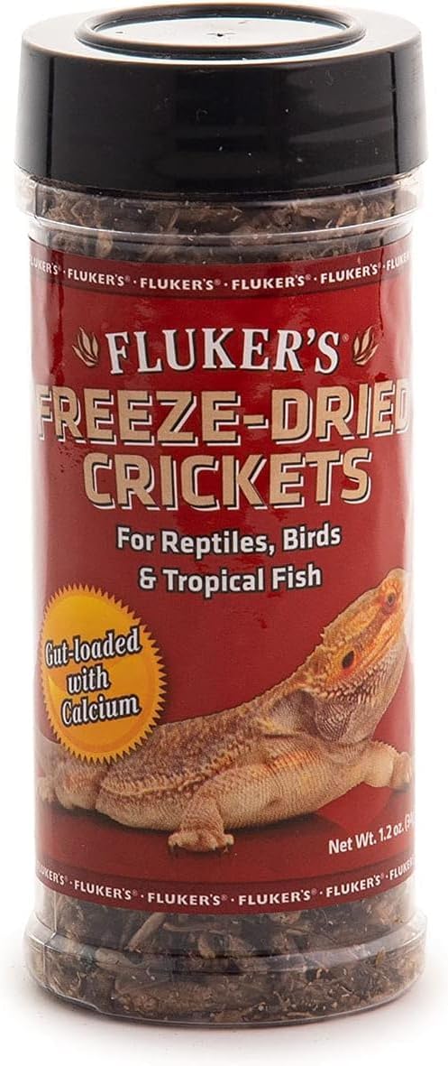 Freeze-Dried Crickets for Reptiles & Birds, 1.2 oz