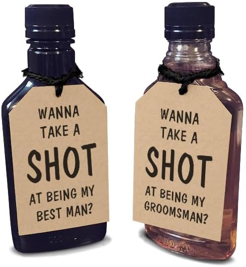 Groomsmen Proposal Cards - Set of 10 Funny Tags