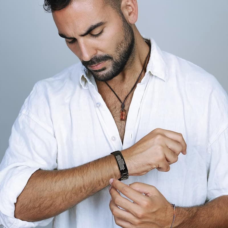 Personalized Stainless Steel Watch Band for Men