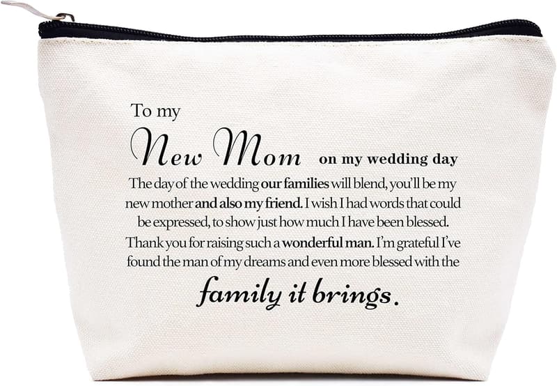 Thank You Gift for Mother of the Groom - Makeup Travel Pouch