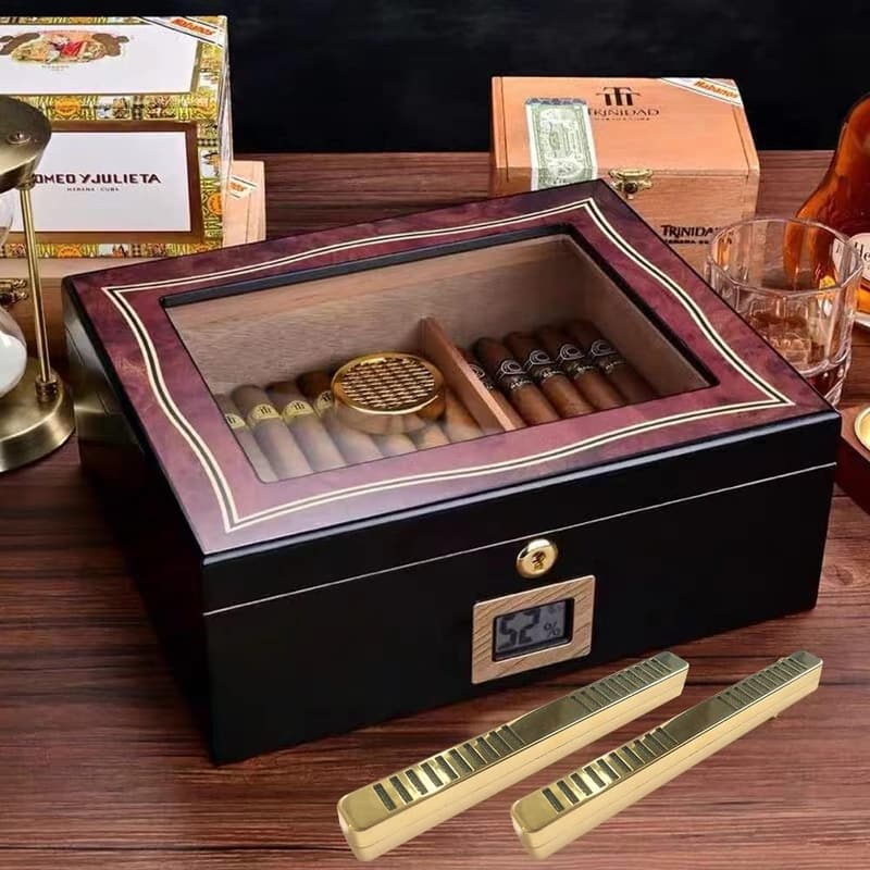 Cigar Humidifier for Humidors - 2-Pack Gold Moisturizers