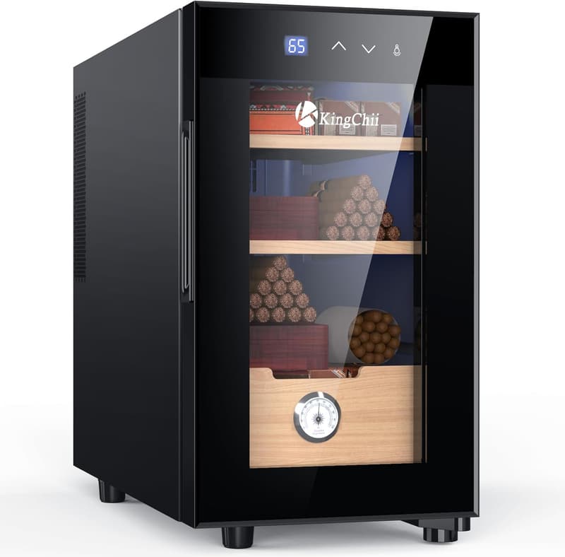 Father's Day Electric Cigar Humidor with Temperature Control