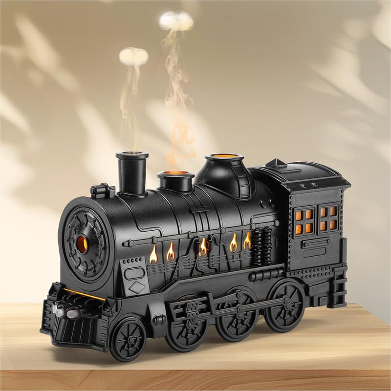 Train Essential Oil Diffuser - 300ml Aromatherapy Humidifier