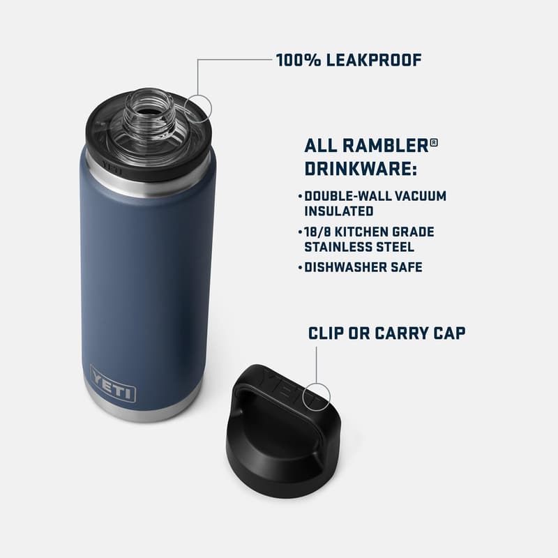 YETI 26 oz Vacuum Insulated Stainless Steel Water Bottle