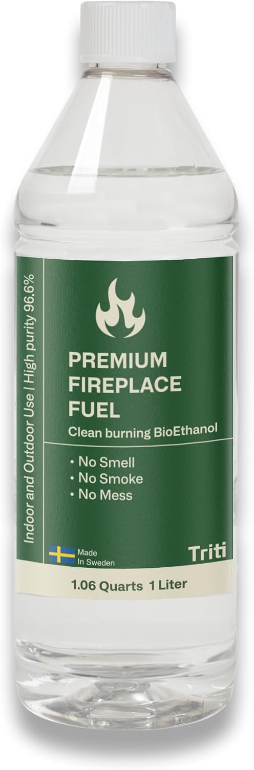 Portable Bioethanol Fuel for Indoor/Outdoor Fire Pits