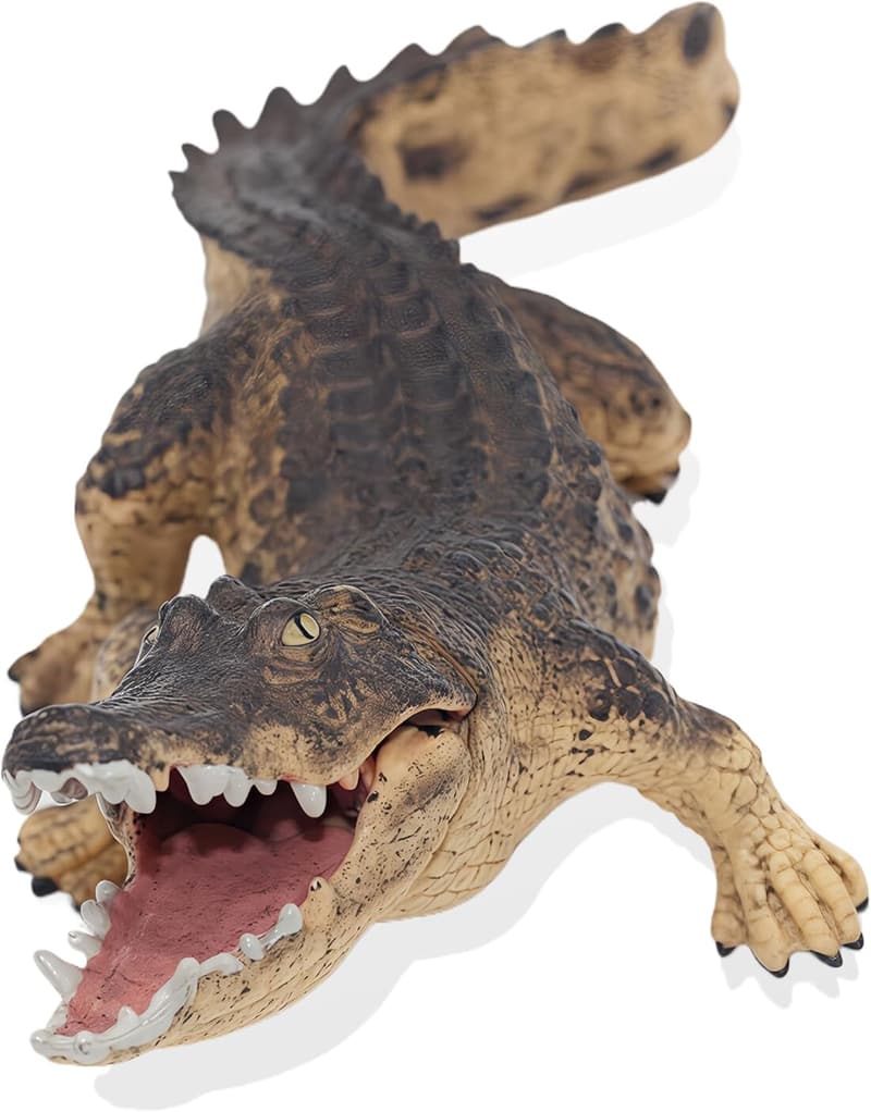 Wildlife Safari Crocodile Action Figure for Kids