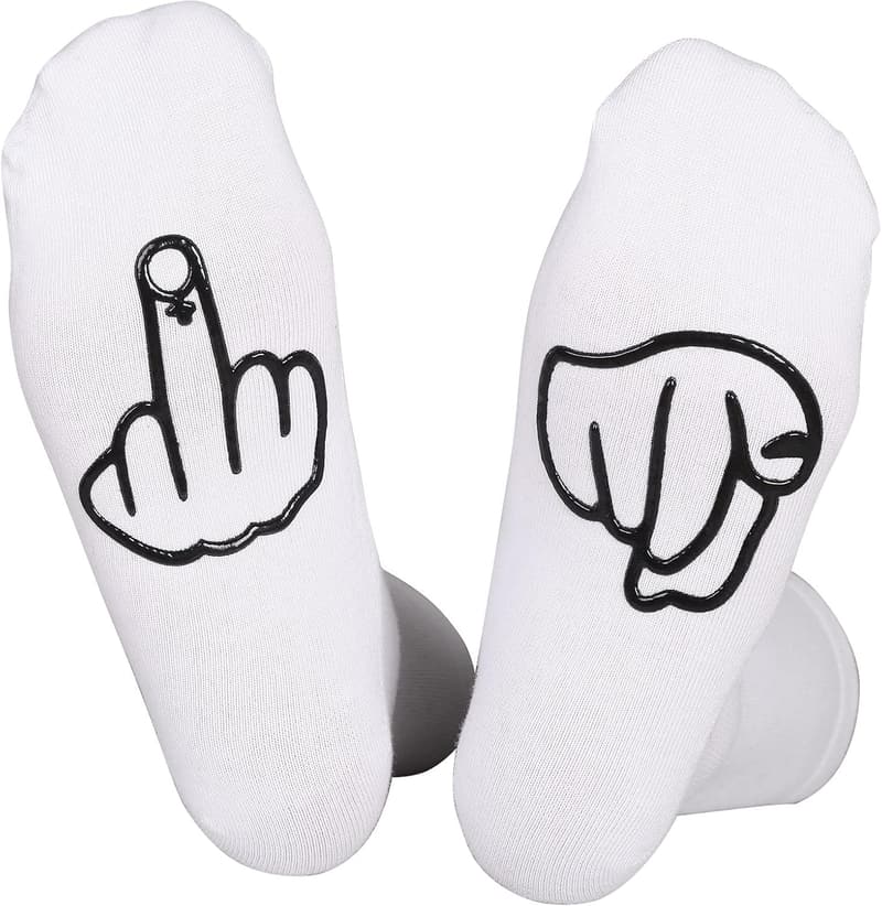 Colorful Novelty Socks - Fun Gag Gift for Men & Women