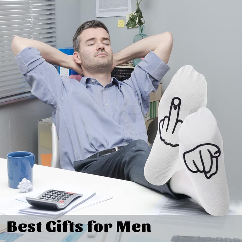 Colorful Novelty Socks - Fun Gag Gift for Men & Women