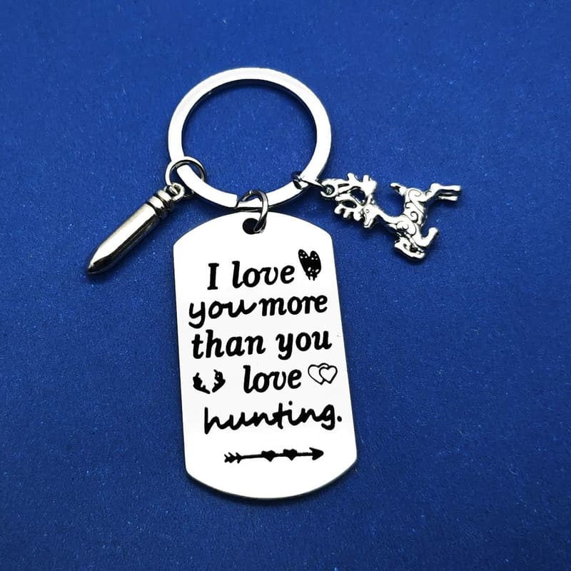 Couples' Hunting Keychain Gift - 