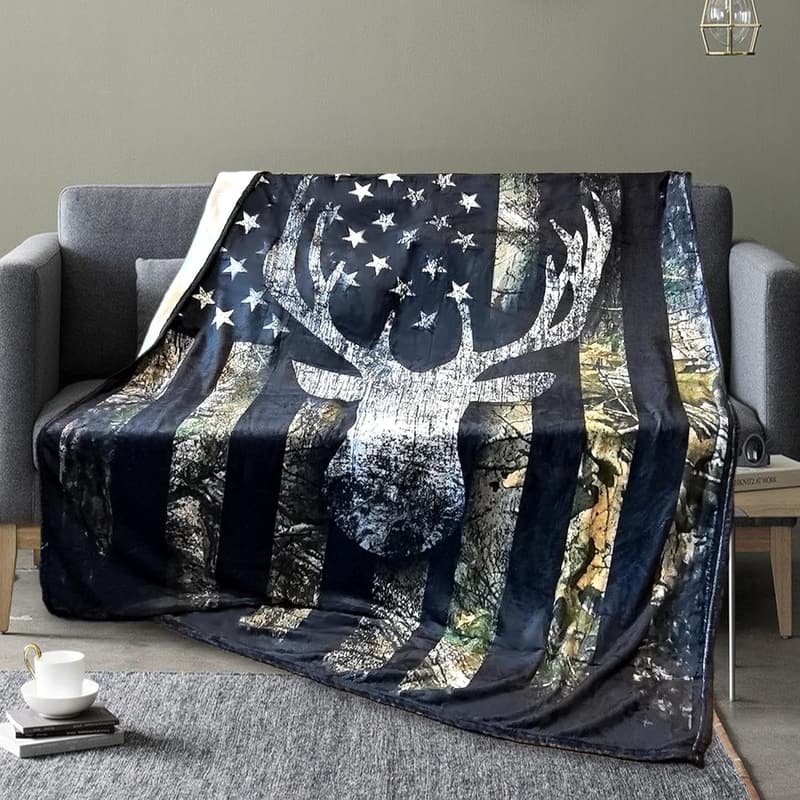 Camouflage Hunting Blanket for Men - 60