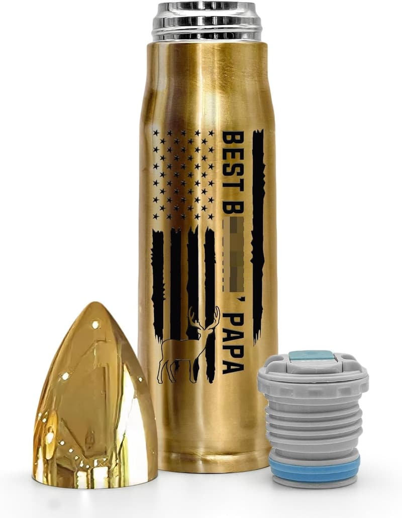 17oz Stainless Steel Bullet Tumbler for Men - Perfect Birthday Gift