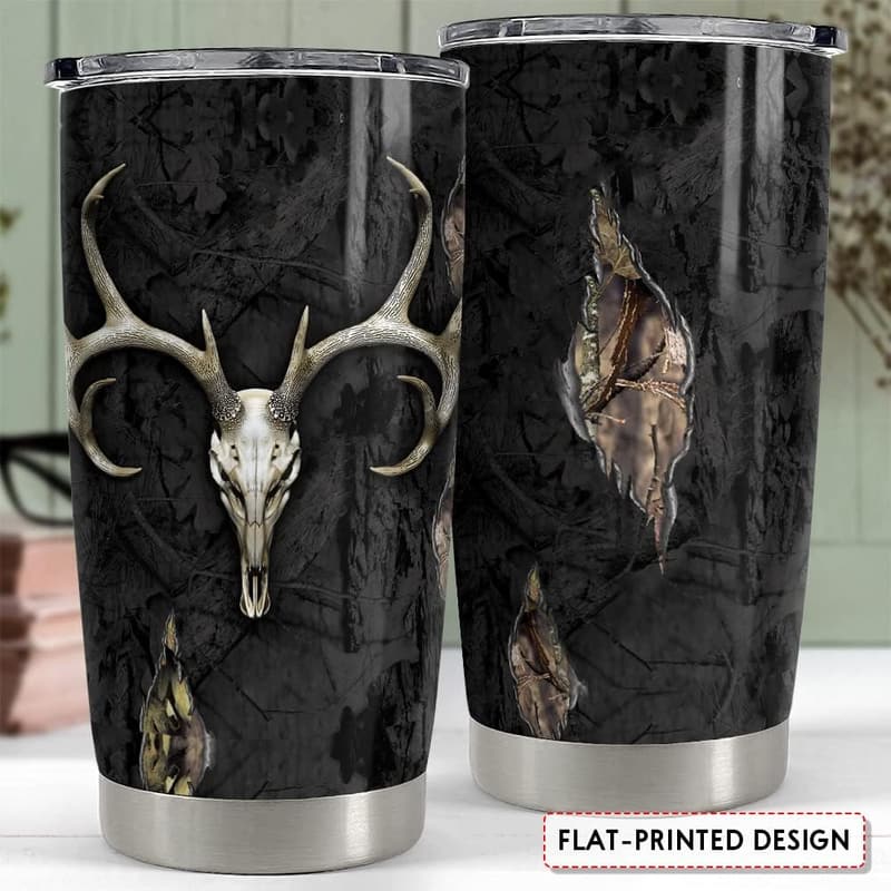 Hunting Tumbler with Lid - 20oz Camouflage Gift for Men