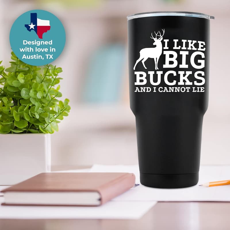 Funny Hunting Tumbler 30oz - Unique Gift for Men
