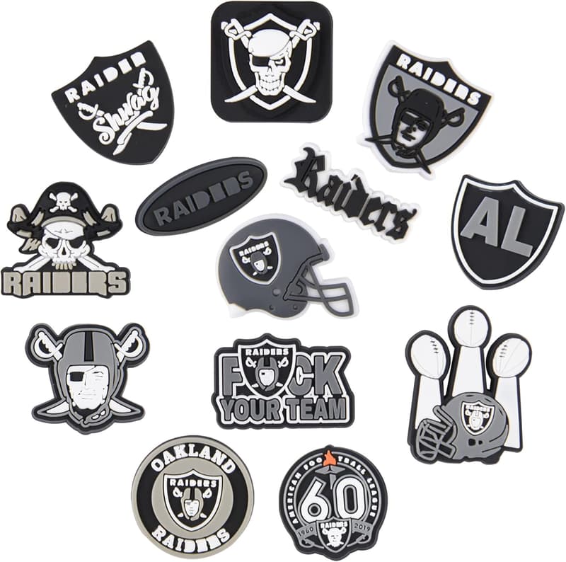 Football Team Shoe Charms - Sports Decorations for Kids and Adults