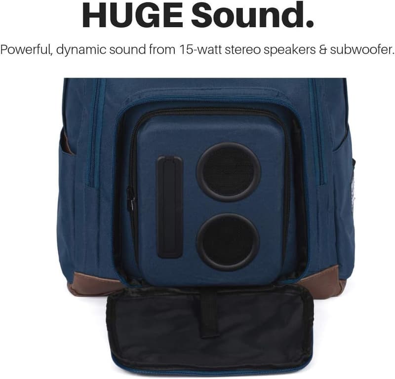 Bluetooth Speaker Backpack with 20W Subwoofer for Parties