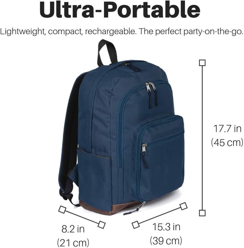 Bluetooth Speaker Backpack with 20W Subwoofer for Parties