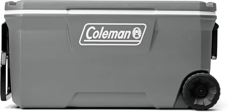 Coleman 100-Quart Insulated Wheeled Cooler - Keeps Ice 5 Days