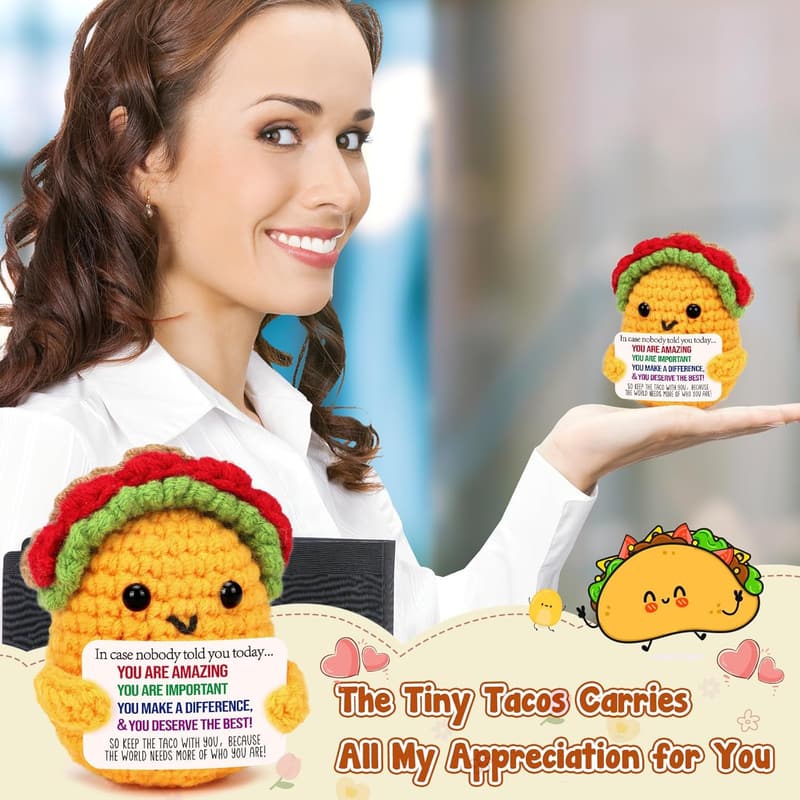 Handmade Inspirational Taco Gifts for Coworkers & Employees