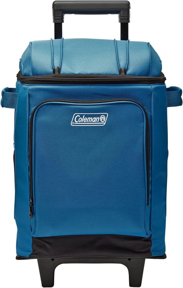 Portable Insulated Cooler - 42 Can Capacity, Leak-Proof