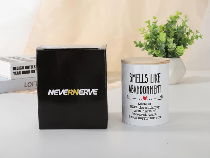 Going Away Gift: Funny Scented Soy Candle for Friends