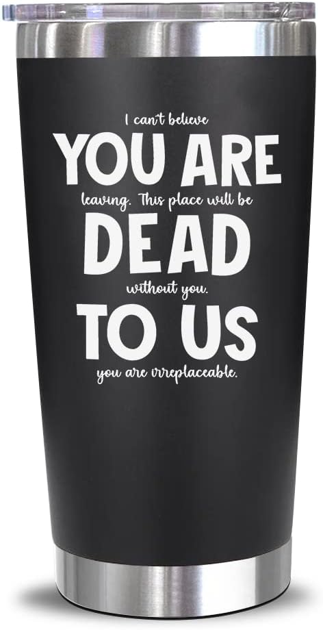 Farewell Gift Tumbler - 20 oz BPA-Free Stainless Steel