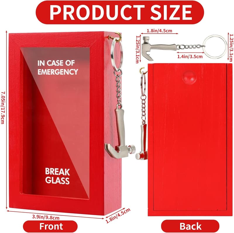 Personalized Emergency Box with Hammer - Funny Prank Gift