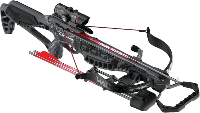 Barnett Wildcat CRX Tactical Recurve Crossbow with Scope and Quiver