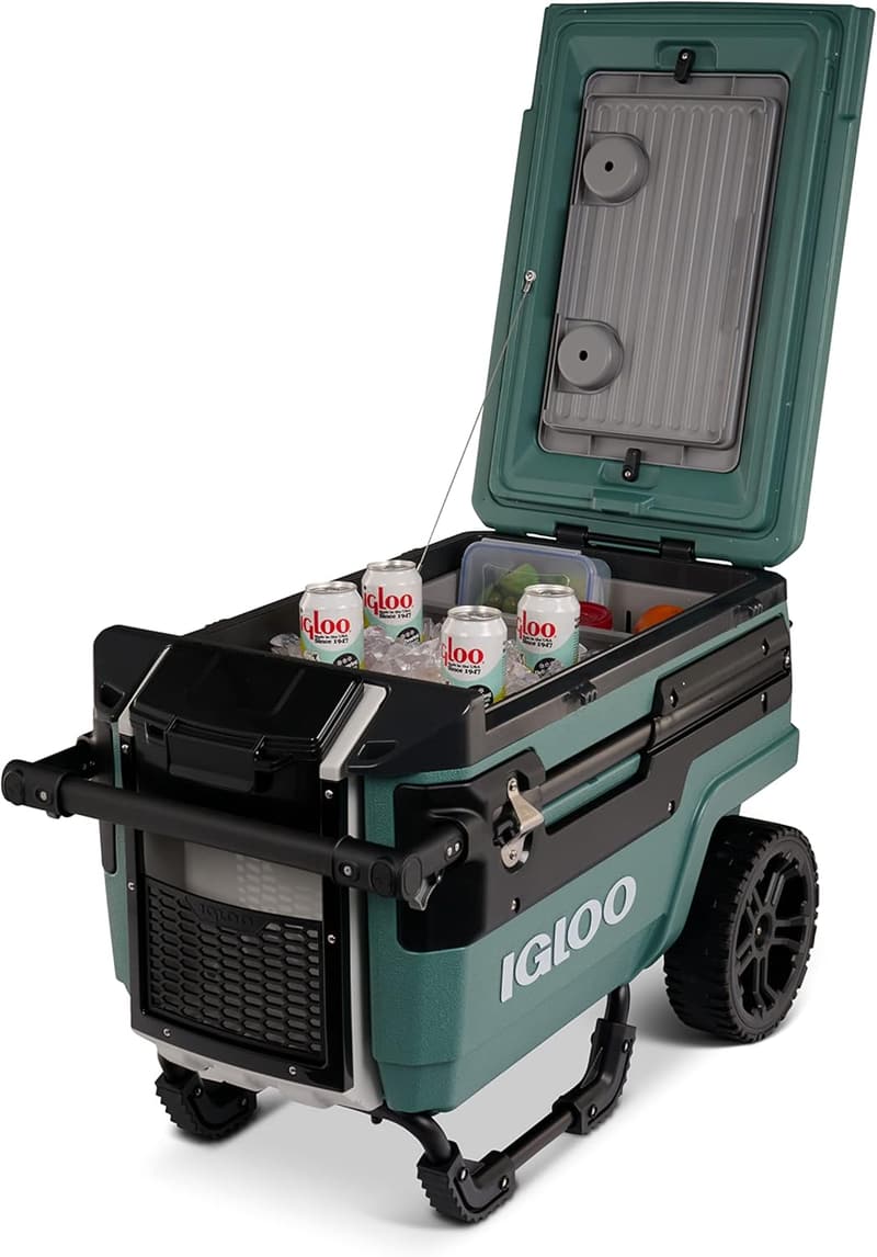 Wheeled 70Qt Insulated Cooler for Outdoor Adventures