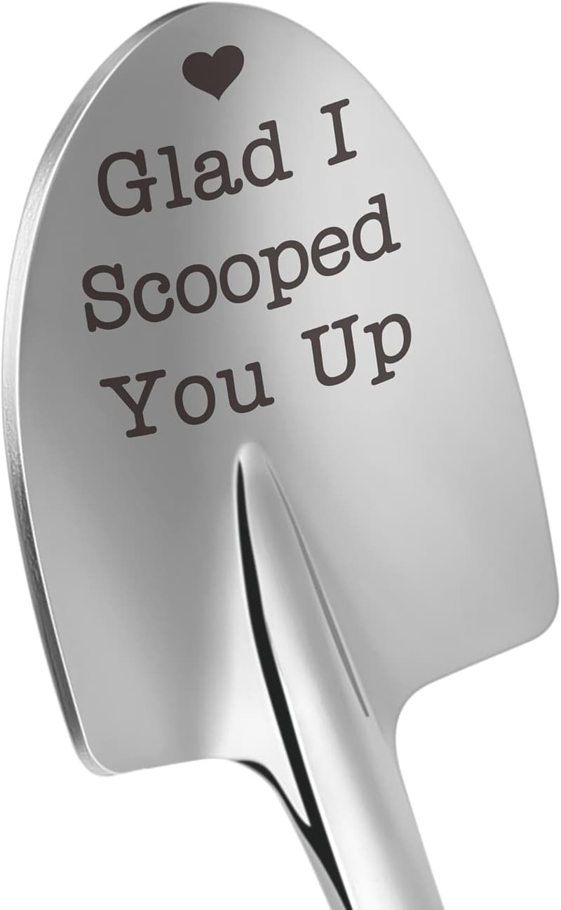 Engraved Ice Cream Spoons for Couples - Anniversary Gift