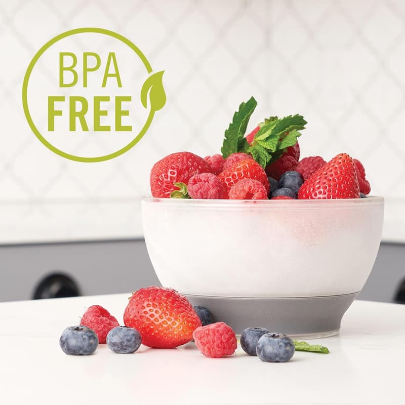 Ice Cream Freeze Bowl - Double Walled Insulated Chiller