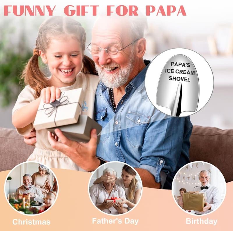 Personalized Ice Cream Shovel for Father's Day Gifts