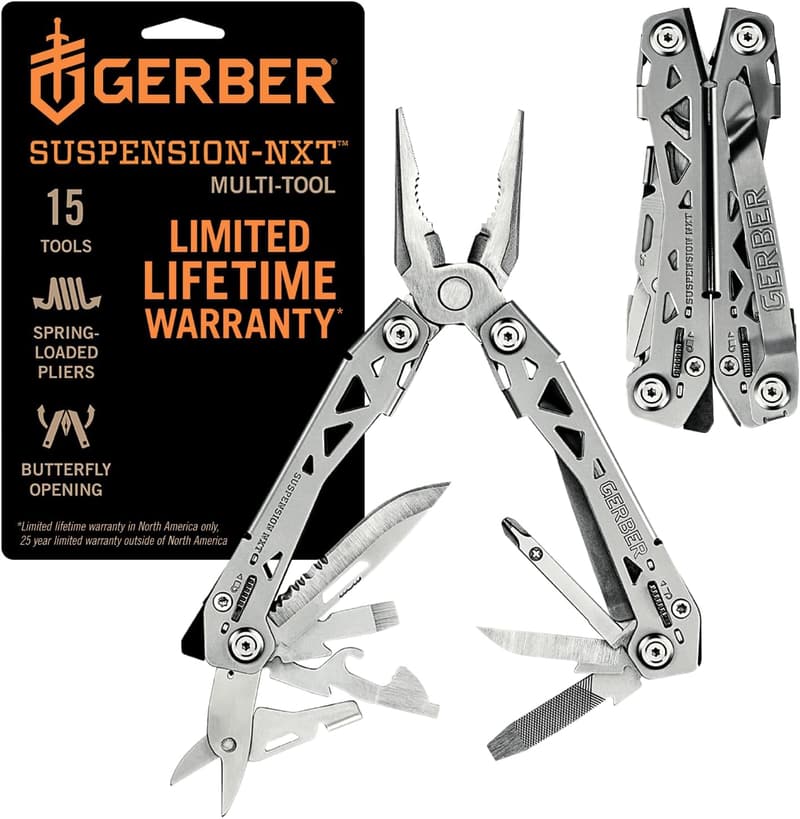 15-in-1 EDC Multi Tool with Knife & Pliers for Men