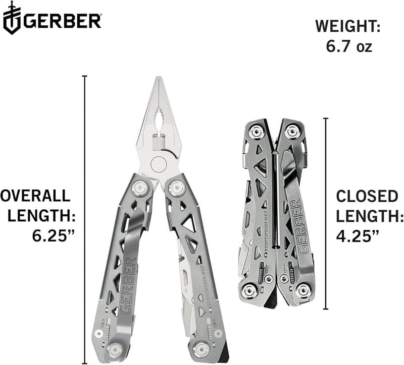15-in-1 EDC Multi Tool with Knife & Pliers for Men