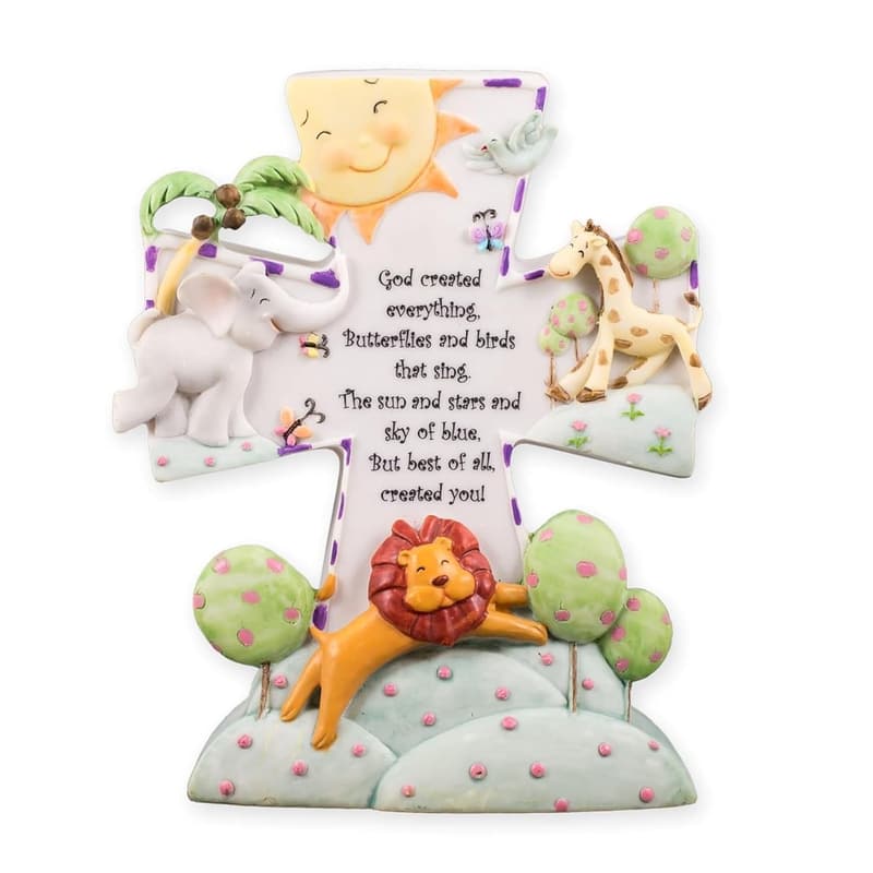 Christian Nightlight Cross for Nursery Decor, Baby Shower Gift