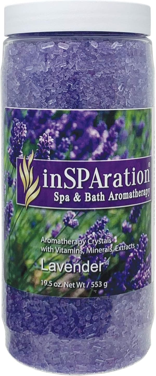 Lavender Spa Crystals for Hot Tubs - 19 oz
