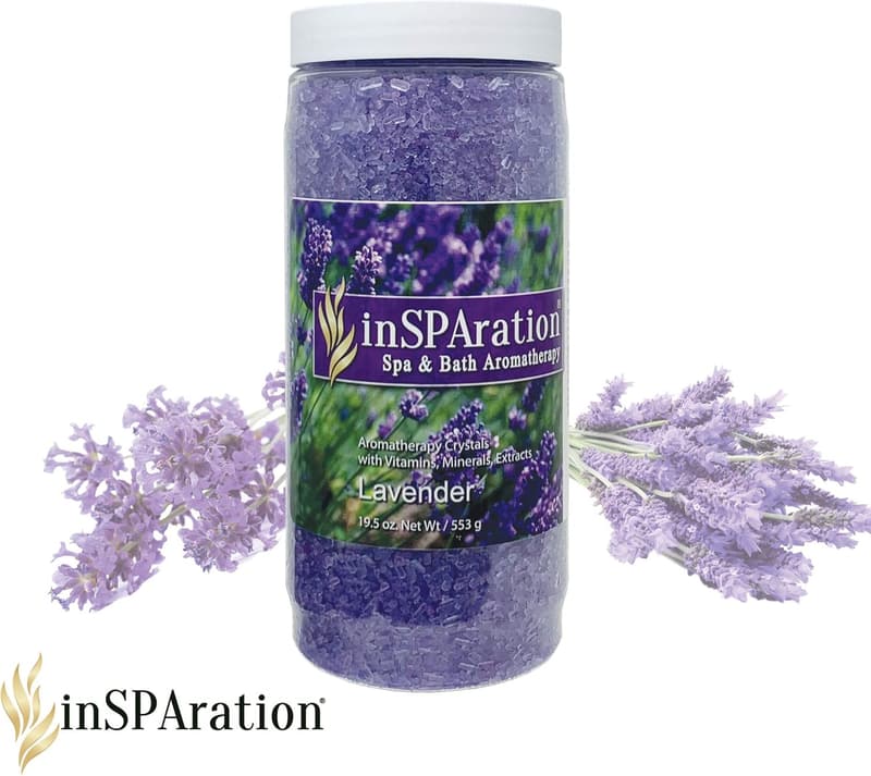Lavender Spa Crystals for Hot Tubs - 19 oz