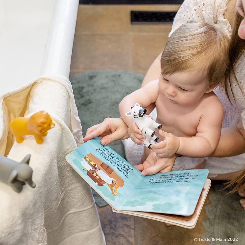 Noah's Ark Baptism Gift Set for Boys - 5-Piece Bundle