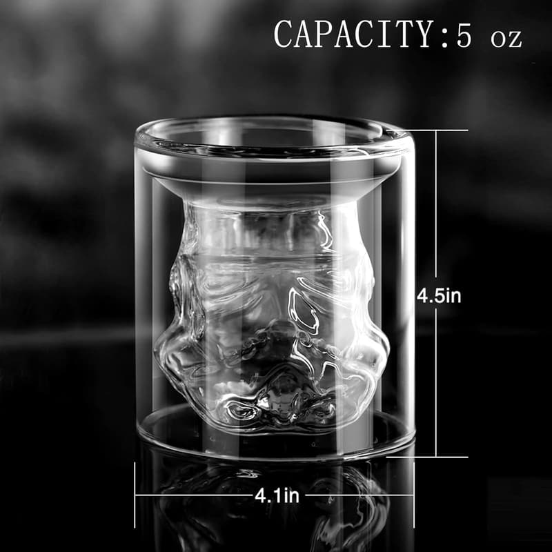Whiskey Carafe and Glass Set for Men - 150ml, 2 Pieces