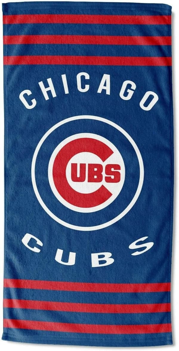 Chicago Cubs Beach Towel, Blue, 30 x 60