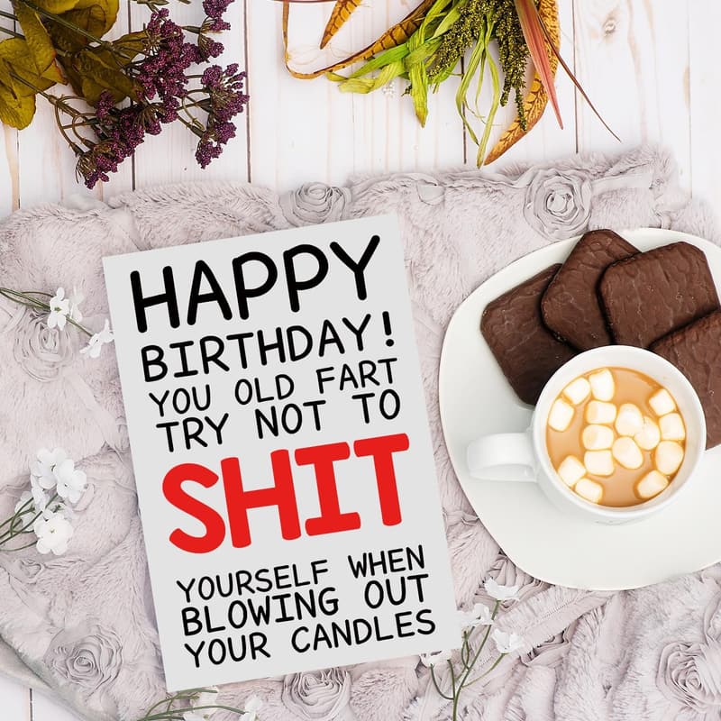 Humorous Birthday Card for Adults – Rude Fun for All Ages