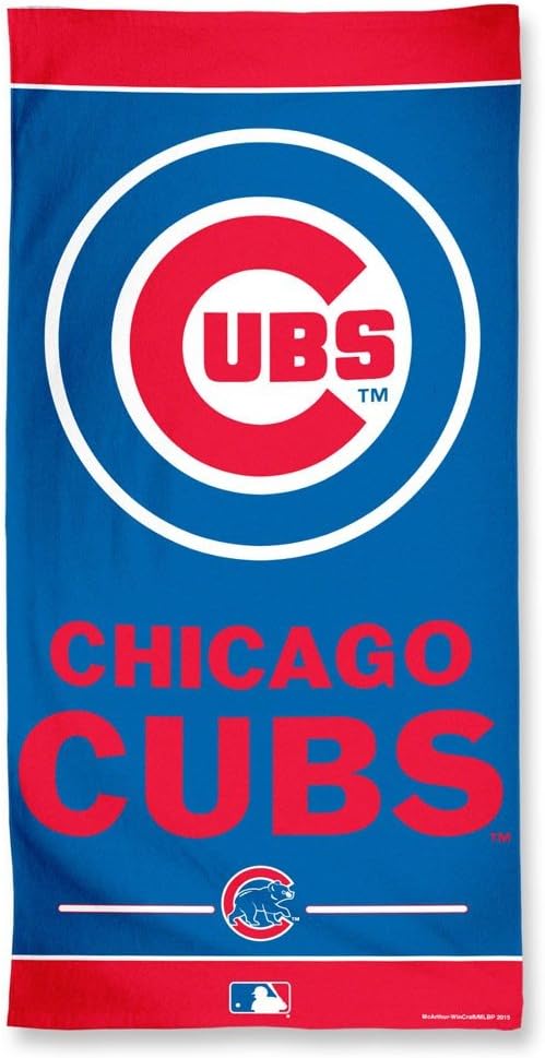Chicago Cubs Fiber Beach Towel, 30